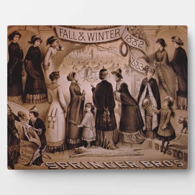 'Springer Brothers, Boston, Fall and Winter Collec Plaque (Front)