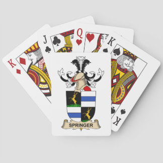 Springer Family Crest Playing Cards