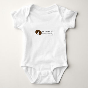 springer spaniel baby bodysuit