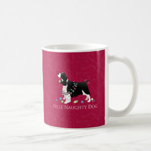 Springer Spaniel Christmas Design Coffee Mug