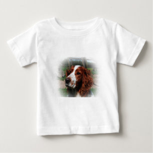Springer Spaniel Dog Art Baby T-Shirt