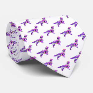 Springer Spaniel Dog Silhouette White Tie
