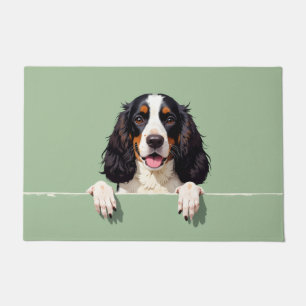 Springer Spaniel Doormat Art