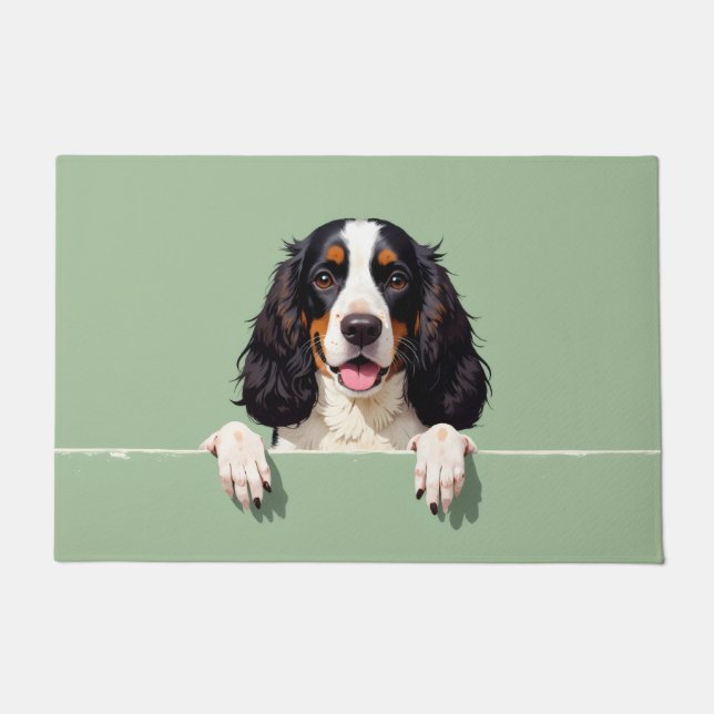 Springer Spaniel Doormat Art (Front)
