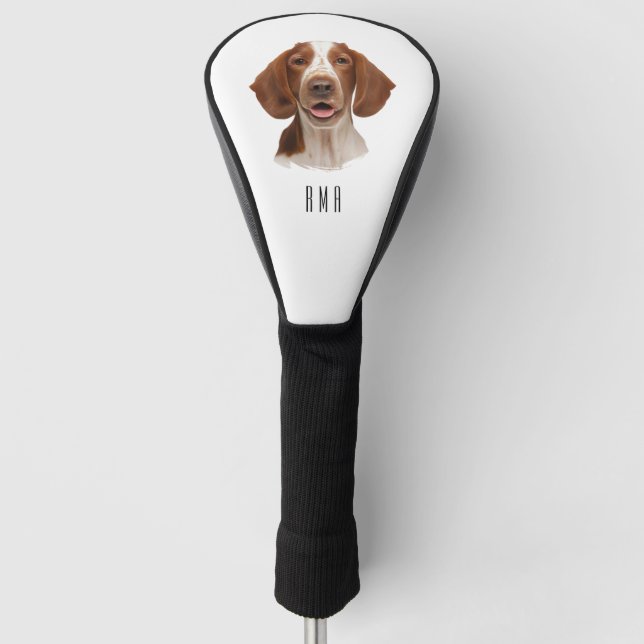 Springer Spaniel Golf Head Cover (Front)