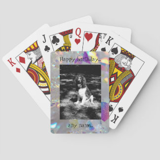 Springer spaniel playing cards. playing cards