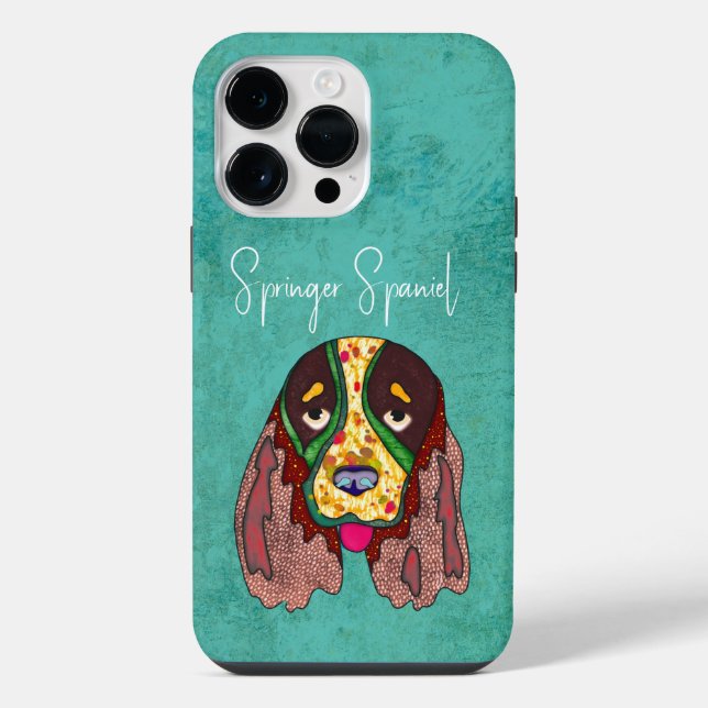Springer Spaniel Ugly Face Case-Mate iPhone Case (Back)