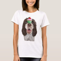 Springer Spaniel with Cupcake 2