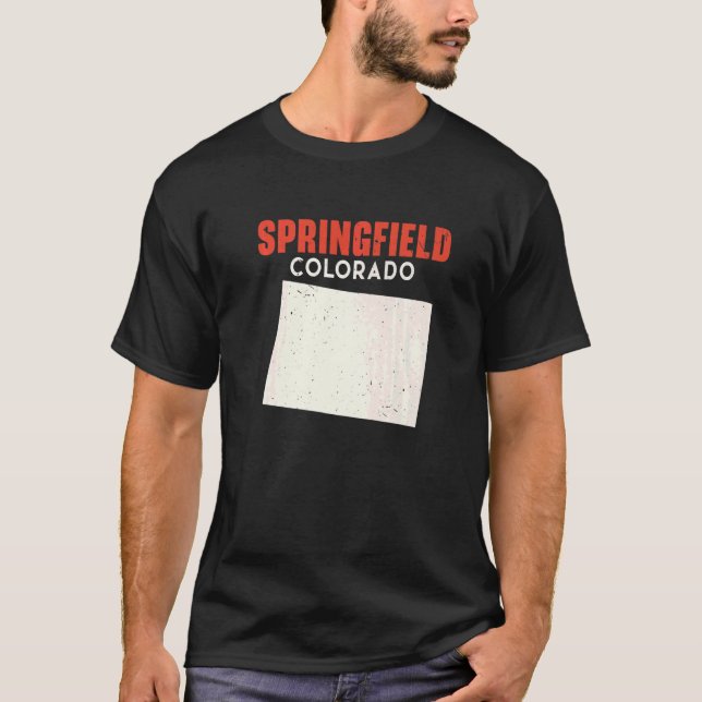Springfield Colorado USA State America Travel Colo T-Shirt (Front)