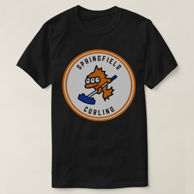 Springfield curling Classic T-Shirt (Design Front)