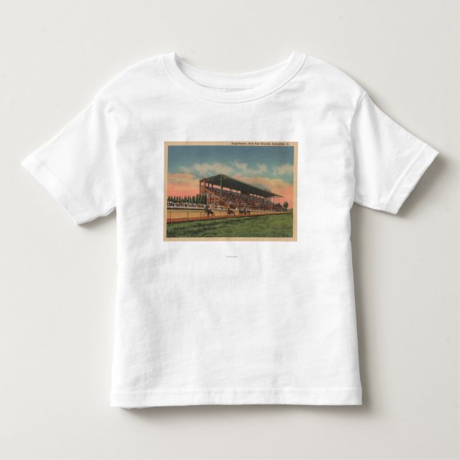 Springfield, IL - State Fair Grounds Horse Toddler T-Shirt (Front)