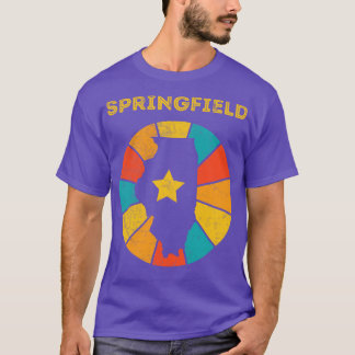 Springfield Illinois Vintage Distressed Souvenir 1 T-Shirt