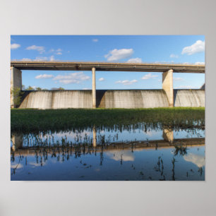 Springfield Lake Missouri Dam Poster