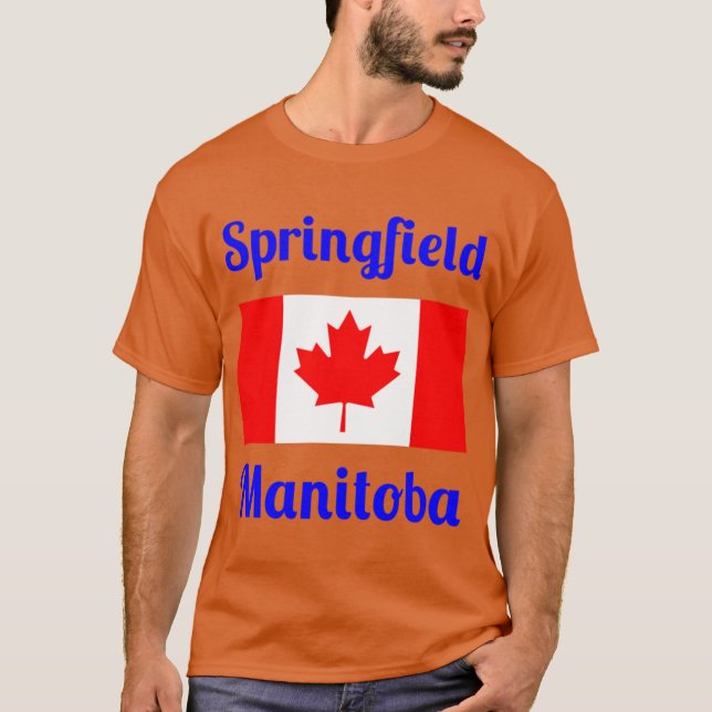 Springfield Manitoba Canada Stylish Prints T-Shirt (Front)