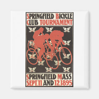 Springfield Mass. 1895 Bicycle Tournament Magnet