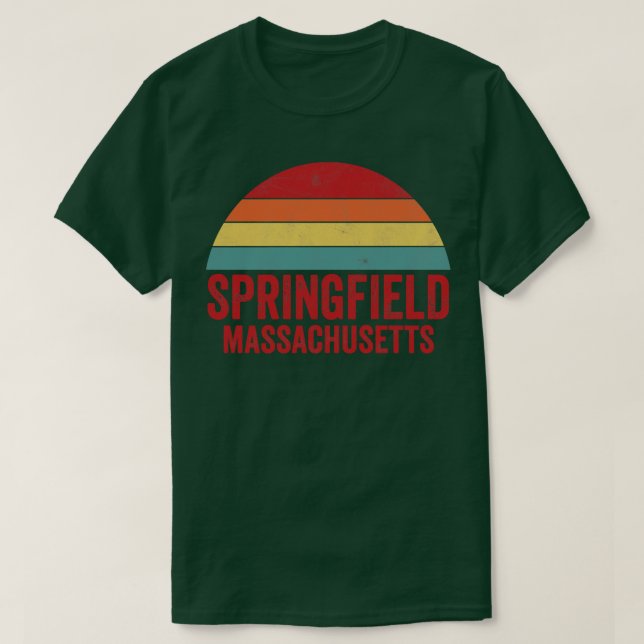 Springfield Massachusetts T-Shirt (Design Front)