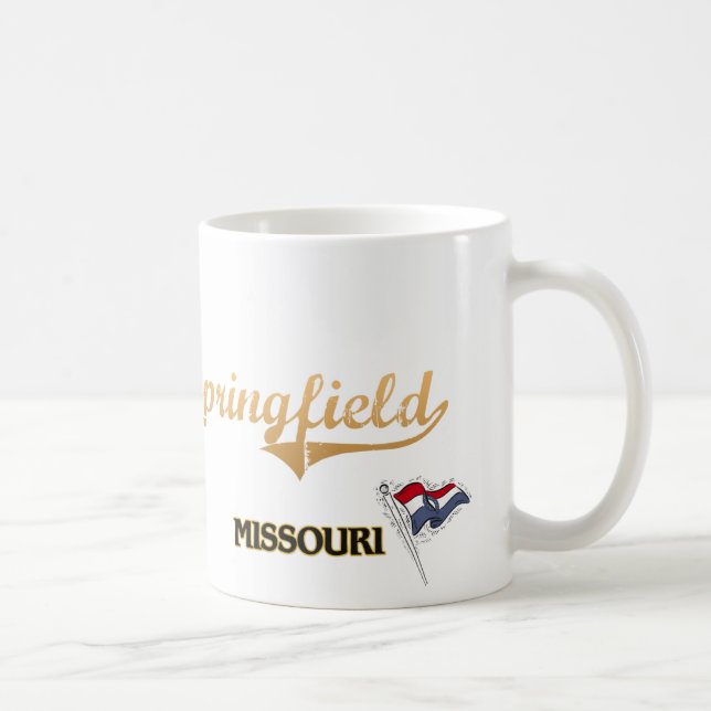 Springfield Missouri City Classic Coffee Mug (Right)