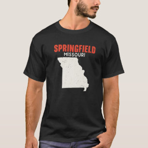 Springfield Missouri USA State America Travel Miss T-Shirt