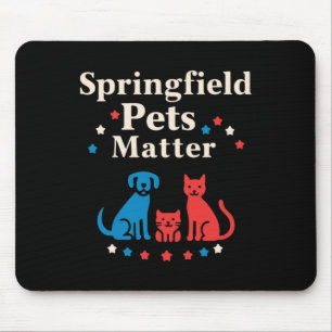 Springfield Pets - Show Your Love For Pets Sticker Mouse Pad
