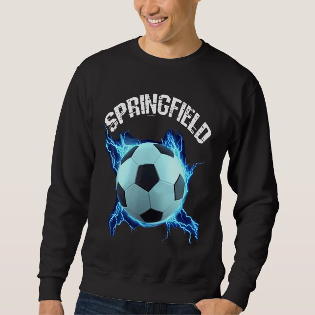 Springfield Soccer Retro Sweatshirt (Front)