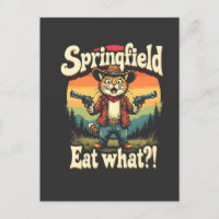 Springflied Eat What Trump Election Cat Cowboy