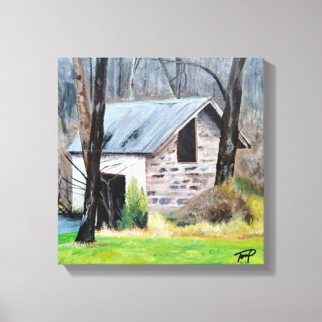 Springhouse - Gettysburg, PA Canvas Print (Front)