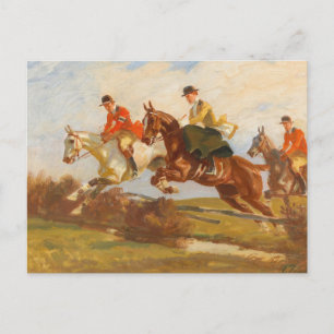 Springreiter   Angelo Jank Postcard