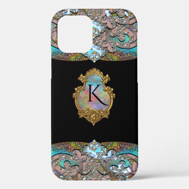 Springsalla Unique Elegant  Cool Monogram Case-Mate iPhone Case (Back)