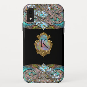 Springsalla Unique Elegant Cool Monogram VI Case-Mate iPhone Case