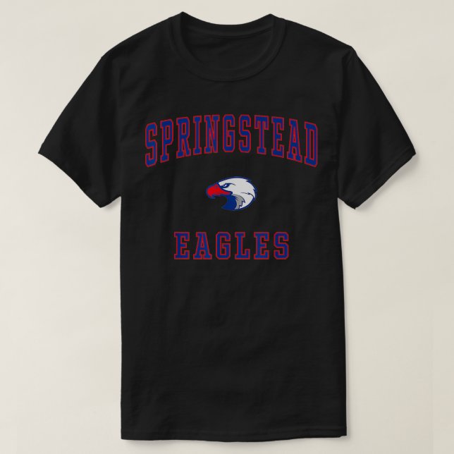 Springstead High School Eagles  T-Shirt (Design Front)