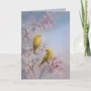 Springtide Warblers Thank You Card