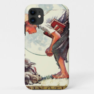 Springtime, 1935 boy with bunny Case-Mate iPhone case