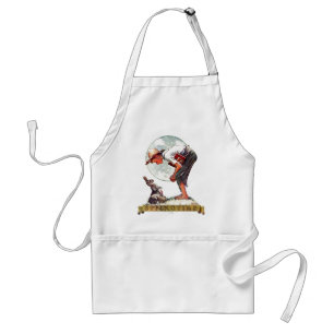 Springtime, 1935 boy with bunny standard apron
