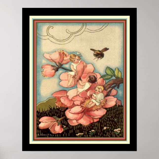 "Springtime" Art Deco Print Ca. 1922- 16x20 (Front)