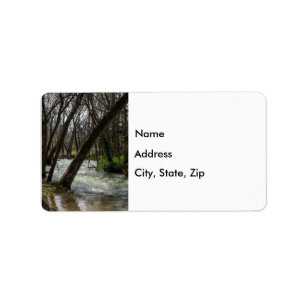 Springtime At Finley River Address Label