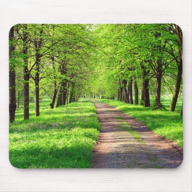 springtime avenue mousepad (Front)