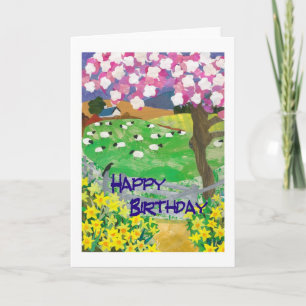 Springtime Birthday Card