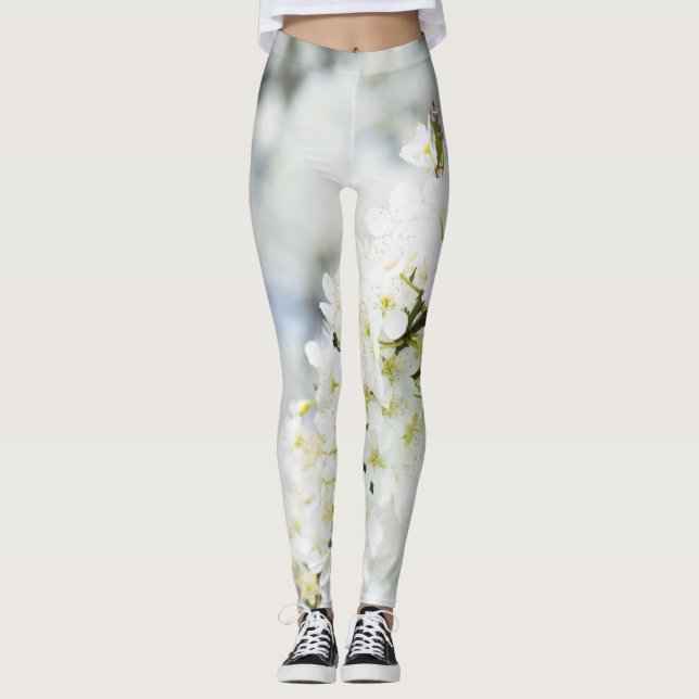 Springtime blooming leggings (Front)