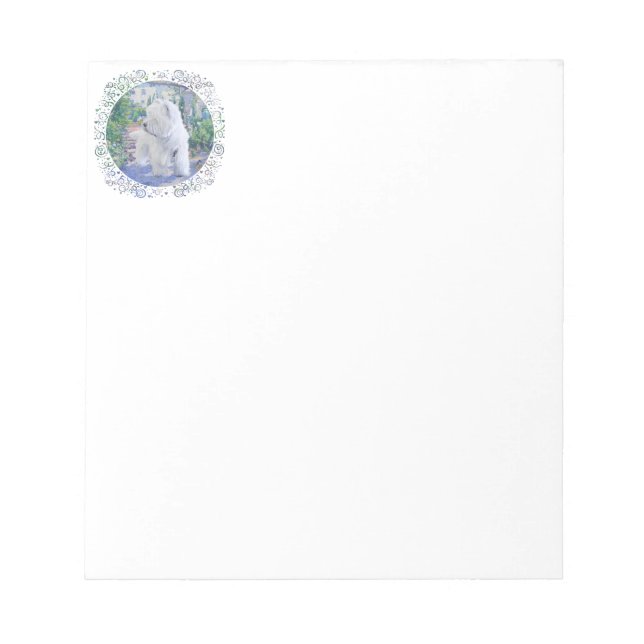 Springtime Bower Notepad (Front)