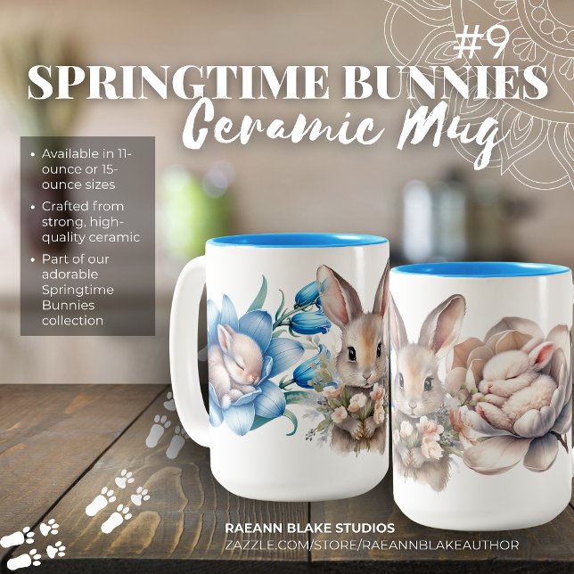 Springtime Bunnies #9 Ceramic Mug (Creator Uploaded)