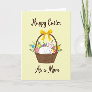 Springtime Bunny Basket Card