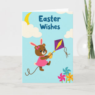 Springtime Bunny Easter Card