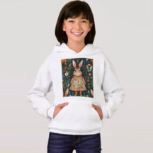 Springtime Bunny Magic Hoodie