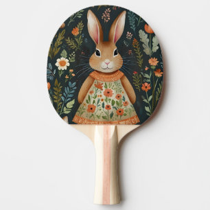 Springtime Bunny Magic Ping Pong Paddle