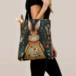 Springtime Bunny Magic Tote Bag