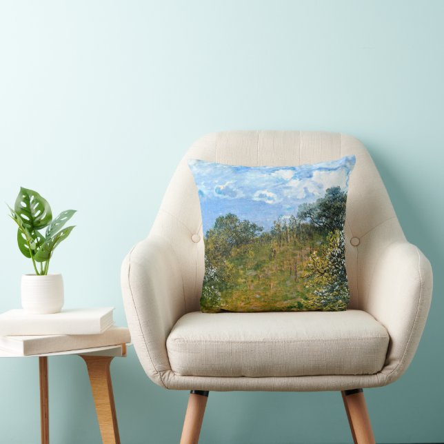 Springtime by Claude Monet Cushion (Chair)