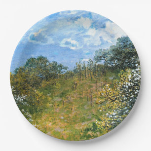 Springtime by Claude Monet Paper Plate