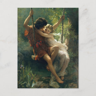Springtime by Pierre Auguste Cot Postcard