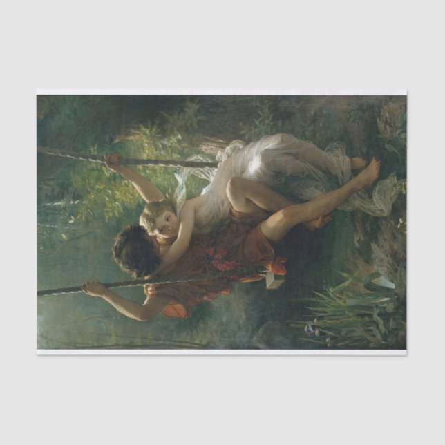 Springtime by Pierre-Auguste Cot Tissue Paper (Front)