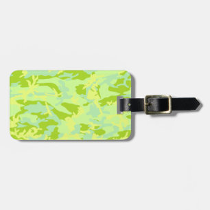 SpringTime Camo Pattern Luggage Tag